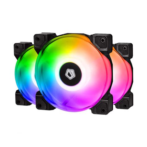Buy ID-COOLING DF-12025-ARGB Trio Case Fan CPU Cooling Fan Addressable ...