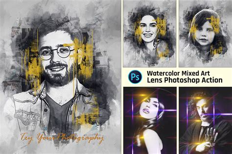 15+ Photoshop 2025 Actions Set Psd