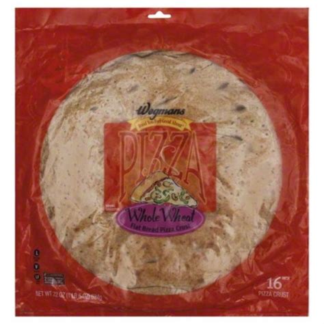 Wegmans Pizza Crust, Flat Bread, Whole Wheat, 16 Inch (22 oz) Delivery ...