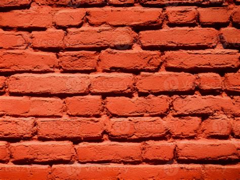Detailed Close-Up Shot of Rustic Red Brick Wall for Architecture and ...