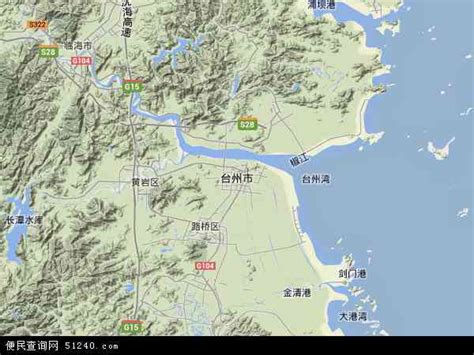 台州市地图 - 台州市卫星地图 - 台州市高清航拍地图