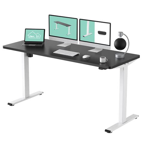 Buy FLEXISPOT 60" Large Height Adjustable Standing Desk, Electric Sit ...