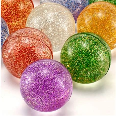 Vibrant Glitter Bounce Balls - Fun-To-Play, Exciting Toys - Ideal ...