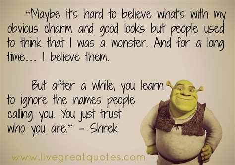 Inspirational Shrek Quotes. QuotesGram