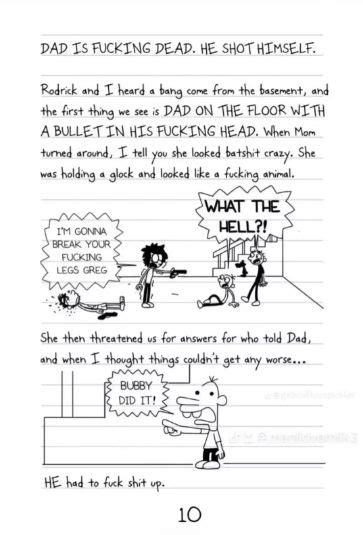 Diary of a Wimpy Kid Dark Parody - Memes - Worst Jokes Ever