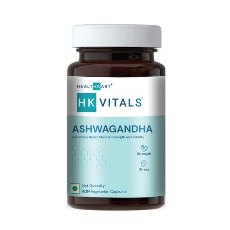 HealthKart HK Vitals Ashwagandha Extract (500 mg), Improves Muscles ...