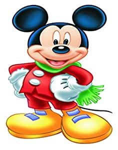 Buy Pindia Décor Single Piece Poster Smiley Mickey Mouse Wall Sticker ...