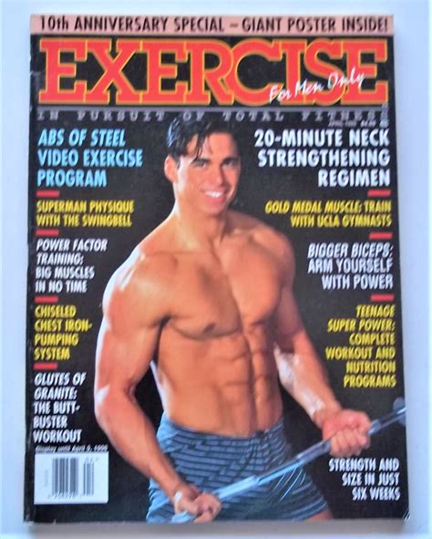 Exercise For Men Only (April 1995) Magazine In Pursuit Of Total Fitness ...