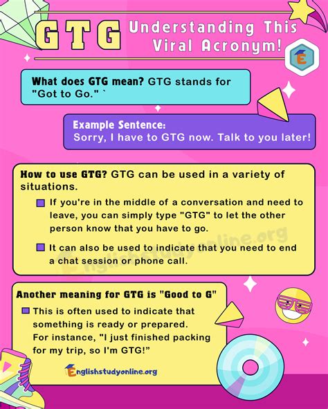 GTG Meaning: What Does It Mean? - English Study Online