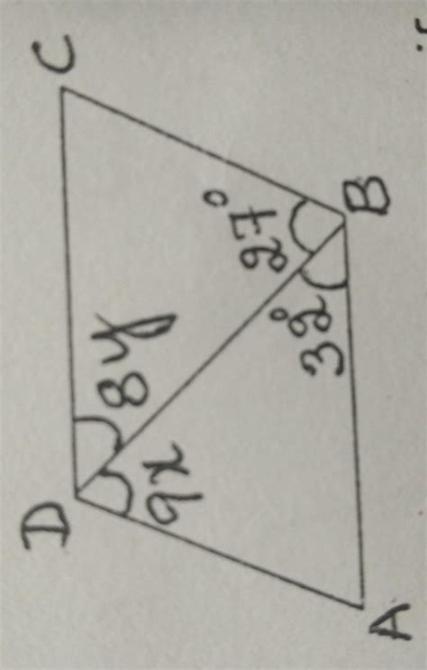 In the given figure, ABCD is a parallelogram. Find x and y - Brainly.in
