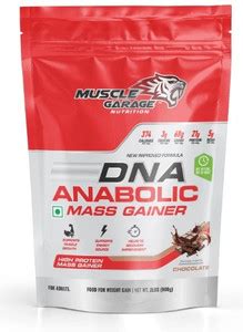 Muscle Garage DNA Anabolic Mass Gainer Weight Gainers/Mass Gainers ...