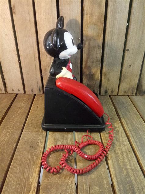 Vintage Mickey Mouse Telephone - Etsy
