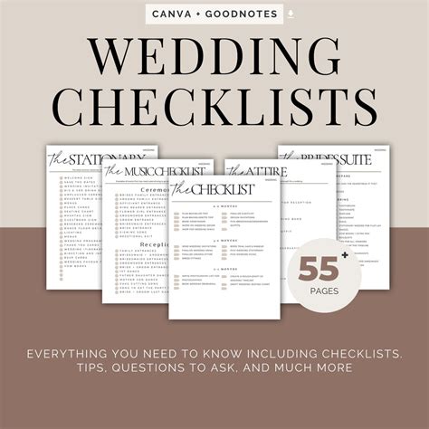 Image result for Full Wedding Checklist