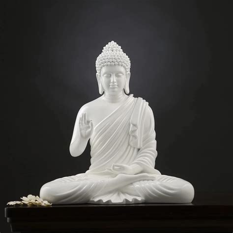 Buy SANKALAN CREATIONS Beautiful Sitting Buddha Idol Statue for Home ...