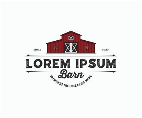 Vintage farm logo design vector. Barn wood building house farm logo ...