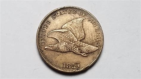 1857 Flying Eagle Cent Penny Uncirculated Very Rare | Property Room