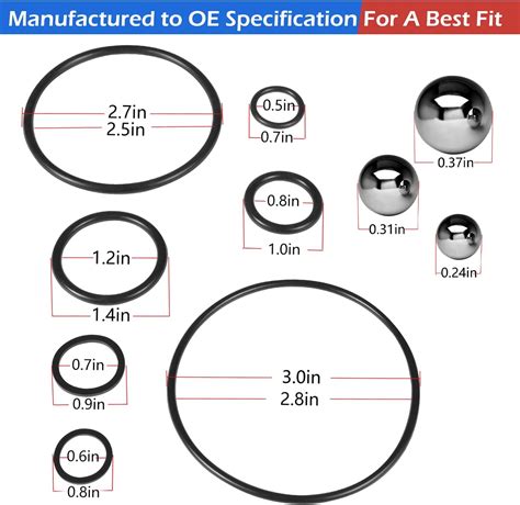 Kit de sello de reparación hidráulica mejorado Kit de sello de gato de ...