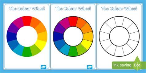 Colour Wheel Templates - Art Resources | Twinkl - Twinkl