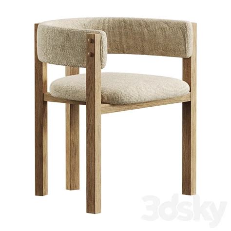 Vittoria Dining Arm Chair 3ds Max – 3DSky Model Free
