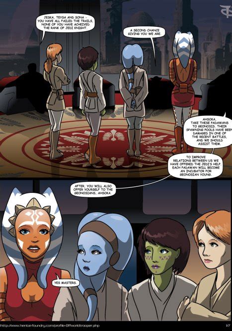 Ahsoka Tano Porn comics, Rule 34, Cartoon porn