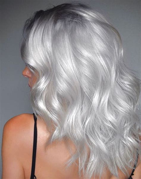 Platinum White Hair