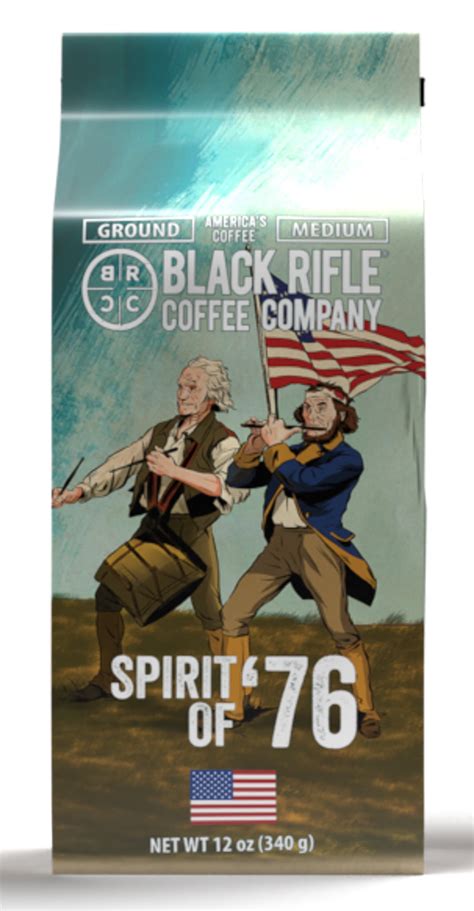 Black Rifle Coffee Spirit of '76, Medium Roast, Ground Coffee, 12 oz ...