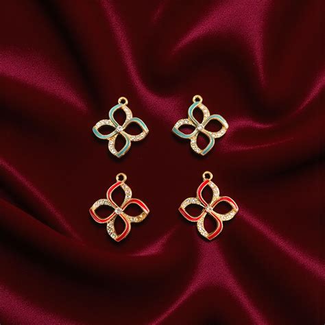 Buy Luxury Flower with Stone Charms at lowest price in India – Eva ...