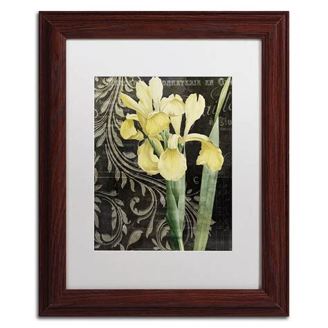 Trademark Fine Art Ode To Yellow Framed Wall Art