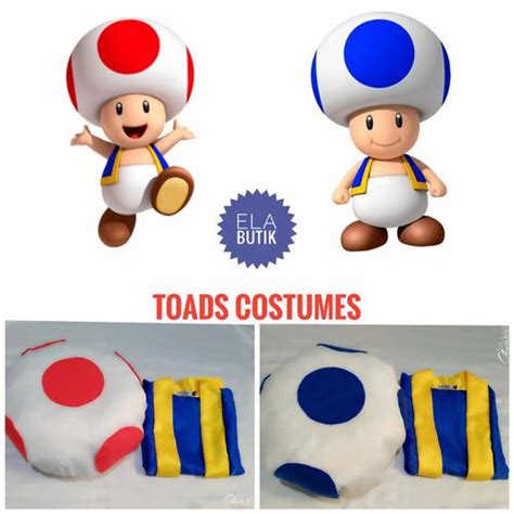 Jual kostum toad- kostum mushroom-mario bross-halloween-kostum ulang ...