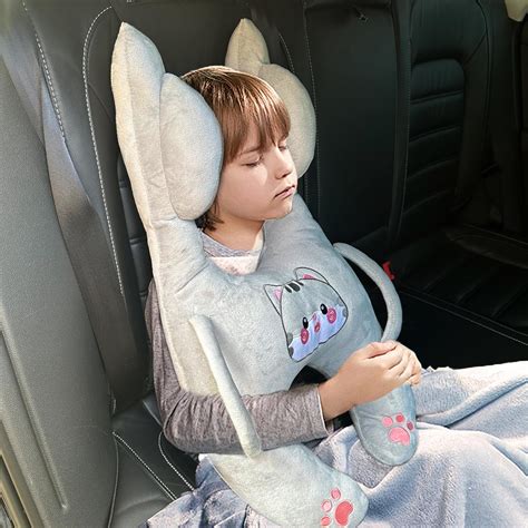 Amazon.com: MEHIDFY Car Travel Pillow for Kids, Soft Pillow Cushion with Head and Body Support ...