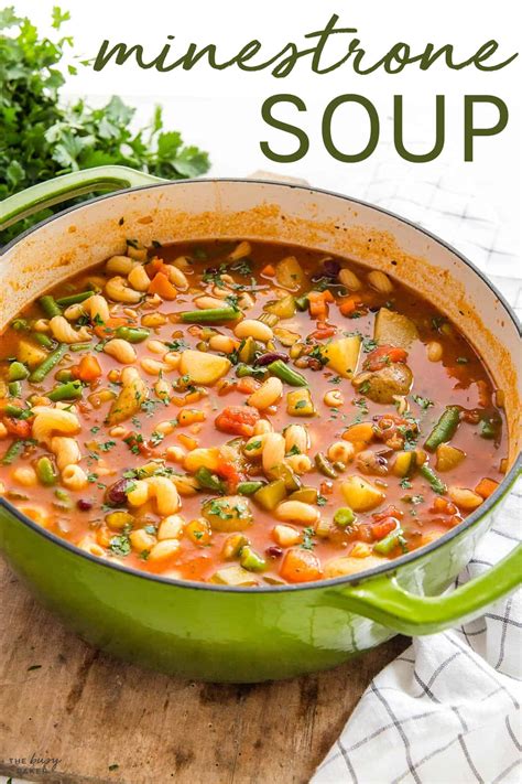 Minestrone Soup - The Busy Baker