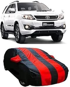 ProRox Car Cover for Toyota Fortuner, Without Mirror Pockets (Black ...