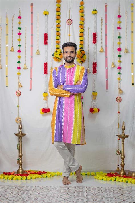 Multi Color Mens Kurta – KMISTRY