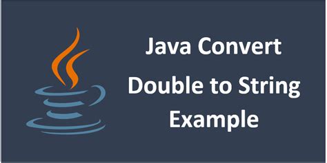 Image result for Java Convert Double to String
