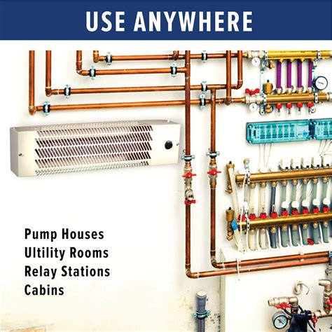 Qmark WHT500 Utility Heater for Use in Well Houses, Utility Rooms, and ...