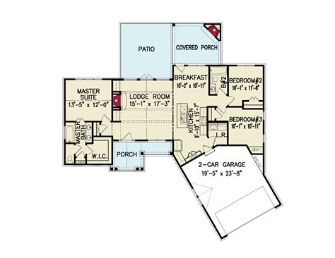 Montana Ranch House Plans Open Floor Plans House Plan 5321 White Horse