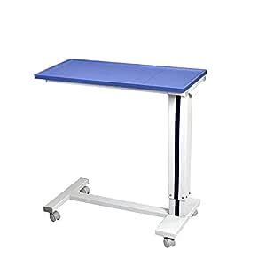 VMS Adjustable Bedside Table with Two Section Laminated Board Top ...