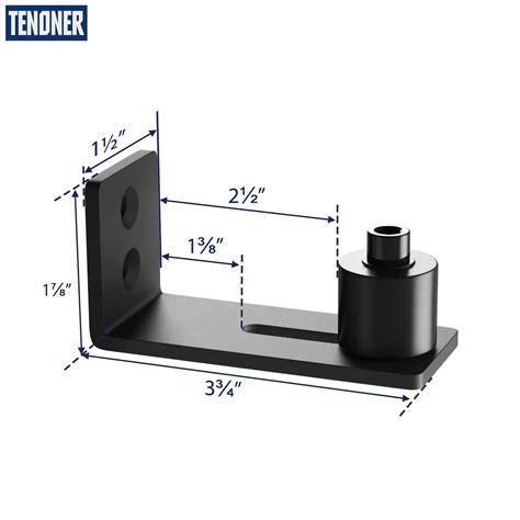 Buy TENONER Sliding barn Door Floor Guide, Adjustable Rollers, Recessed ...