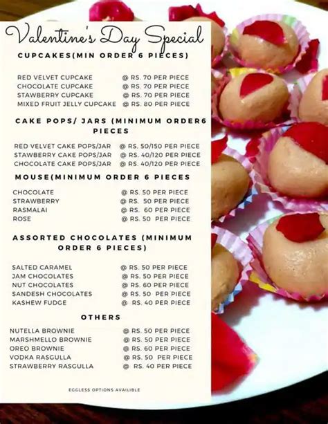 Menu at Ritz, Kolkata, 112/B