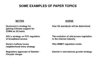 Image result for Paper Topics