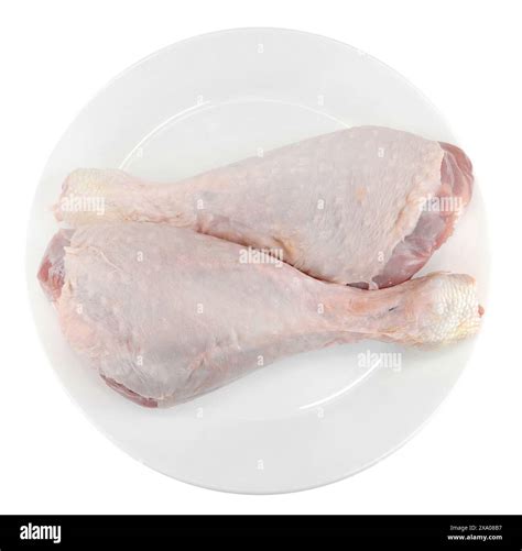 Raw turkey leg, drumsticks isolated on white Stock Photo - Alamy
