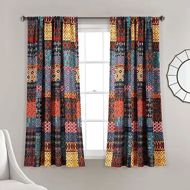 Lush Decor 2-pack Misha Room Darkening Window Curtain Set