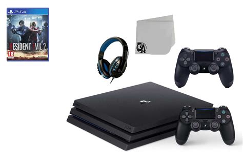 Sony PS4 Pro 1TB Console + 2 Controllers & Resident India | Ubuy