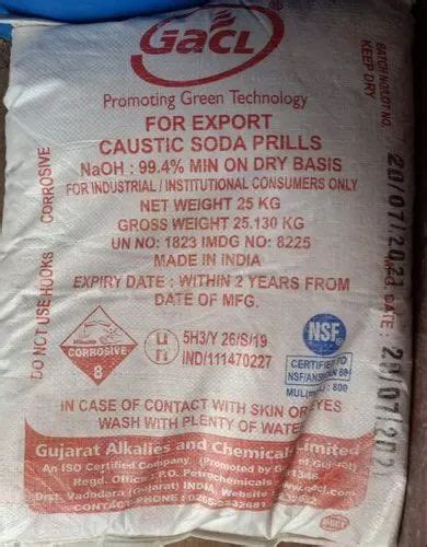 Caustic Soda Prills - GACL Caustic Soda Prills Wholesale Trader from Mumbai