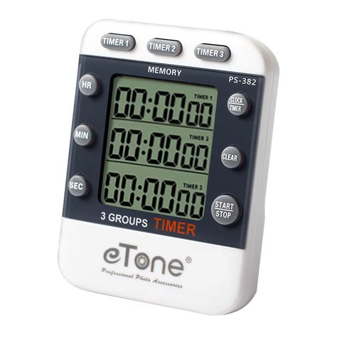 eTone 3 Channel Timer Counter Darkroom Developing Countdown Clock ...
