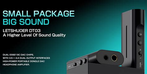 LETSHUOER DT03 Dual ES9219C Chip Portable Dac & Amp | Concept Kart