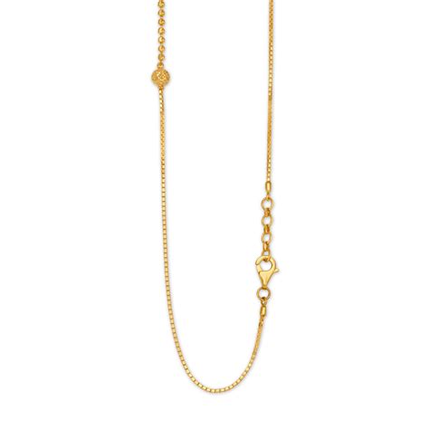 Ravishing Beaded Gold Chain
