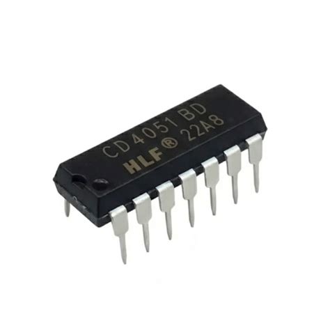 Probots CD4051 Single 8-channel Multiplexer/Demultiplexer IC DIP-16 ...