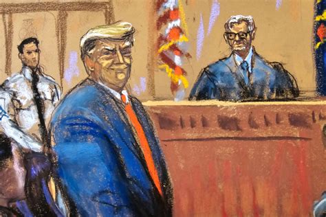 Donald Trump trial sketches: See the artists' takes on hush money case