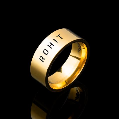 Buy Personalised Minimal Ring Online - Etchcraft Emporium